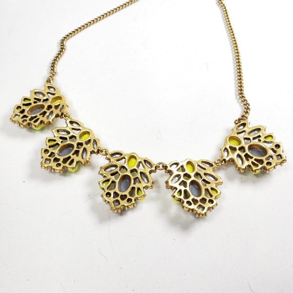 J. Crew Yellow & Gray Statement Necklace - Picture 6 of 8